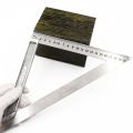 Steel rule multi-purpose tripod aluminum 45 Angle turn set square feet carpenter's measuring tool-15CM.