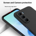 Infinix Hot 60/Hot 60i/Hot 60 Pro/Hot 60 Pro+ Black Soft Liquid Silicone Flexible Case - Phone Back Cover. 