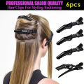 6pcs Professional Multicolor Hair Sectioning Crocodile Hairdressing Clips for Women.