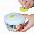 Hot kitchen mini Hand Held Manual Meat Garlic Chopper Plastic Vegetable Mixer Garlic Press. 