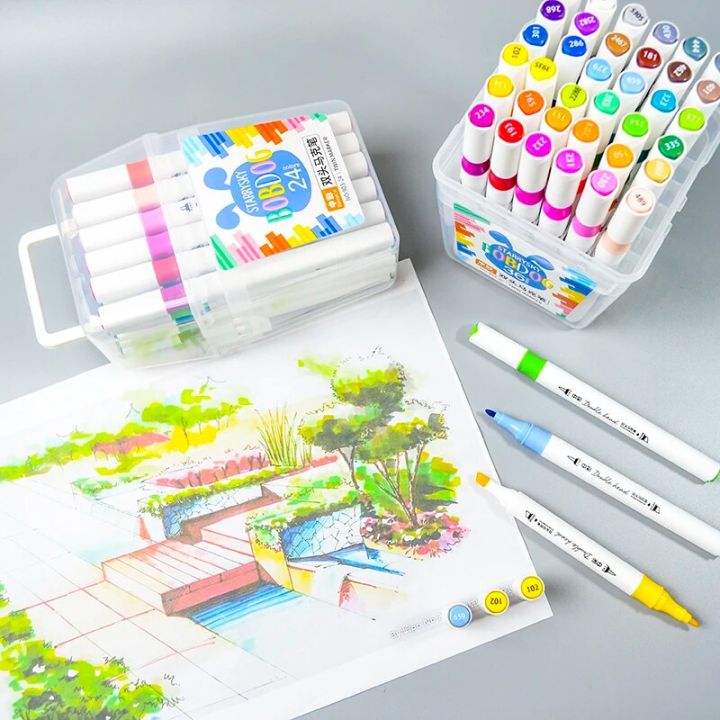 48%20Color%20Dual%20Tip%20Whiteboard%20Permanent%20Marker%20Set%20Anime%20Student%20Painting%20Double-Head%20Marker%20Pen%20-%20Image%206