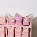 Personalized Keycaps Wings Cute Translucent Keycaps for Mechanical Keyboard R4 Keys PBT Color Keycaps Key Caps Anime. 