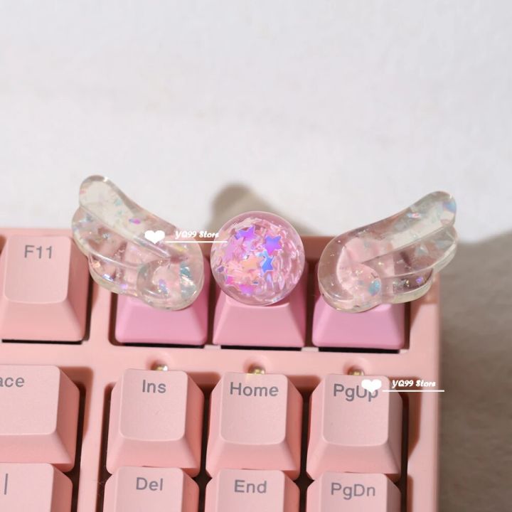 Personalized%20Keycaps%20Wings%20Cute%20Translucent%20Keycaps%20for%20Mechanical%20Keyboard%20R4%20Keys%20PBT%20Color%20Keycaps%20Key%20Caps%20Anime%20-%20Image%202