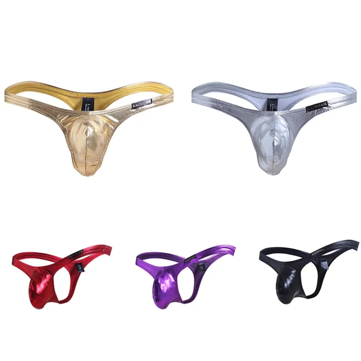 Men%20Thong%20Sexy%20Underwear%20Shorts%20Patent%20Leather%20Underpants%20Pouch%20Thongs%20G-string%20-%20Image%204