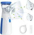 Mesh Nebulizer for Kids and Adults – Mini Portable Dual Mode Breathing Therapy Device with 3 Speed Control. 