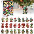 Acrylic Christmas Calendar Creative 26**3cm Blind Box Countdown Calendar for Holiday Season Christmas Celebration Gift For. 