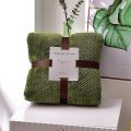 Flannel Home Warm Blanket Quilt Baby Bedding Bedspread Stripe Kids School Dormitory Plaid Cover. 