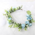 Floral Garland Wedding Floral Headwear Girl Crown Women Hair Accessories Festival Headpiece Headdress.