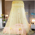 Dome hanging mosquito net Easy to Install Girls Room Decor Dome Bed Netting Canopy Lace Bed Canopy 4 Colors.