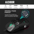 AJAZZ Aj380 New Light Weight Wired Mouse 10000DPI 16000DPI Gaming Mouse Aj380r Hollow-Out Design 6 Keys Adjustable 6 DPI Mice.