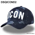 【happy one】DSQICOND2 Letters Casquette Hats Solid Pattern Casquette Dad Cowboy hat Baseball Cap Snapback of Man Wom. 