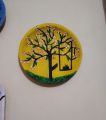 6'' Areca Leaf Plate- 6 pcs (3 Piece Sqaure+3 Piece Round) painting palate. 