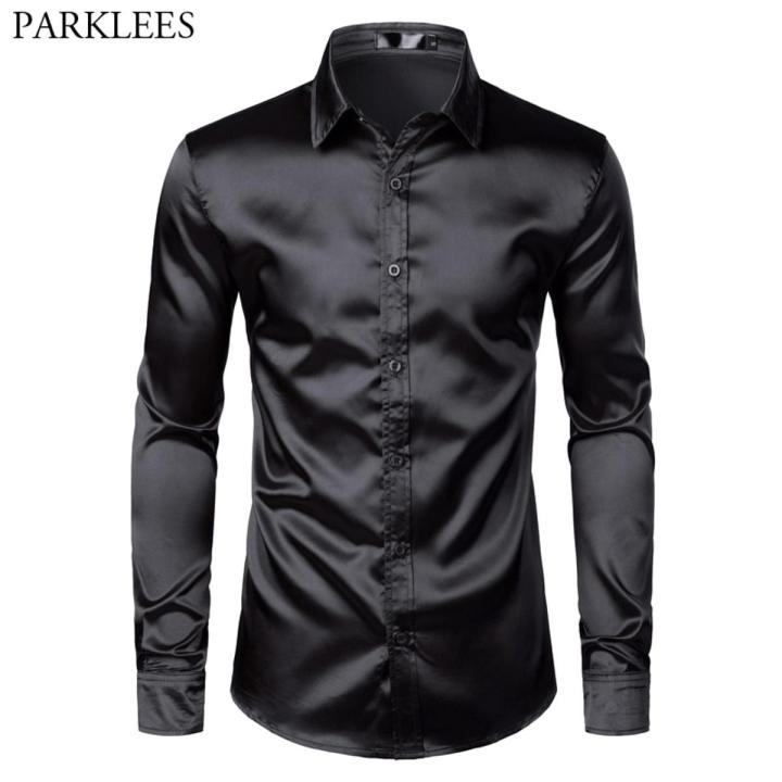 mens luxury black shirt