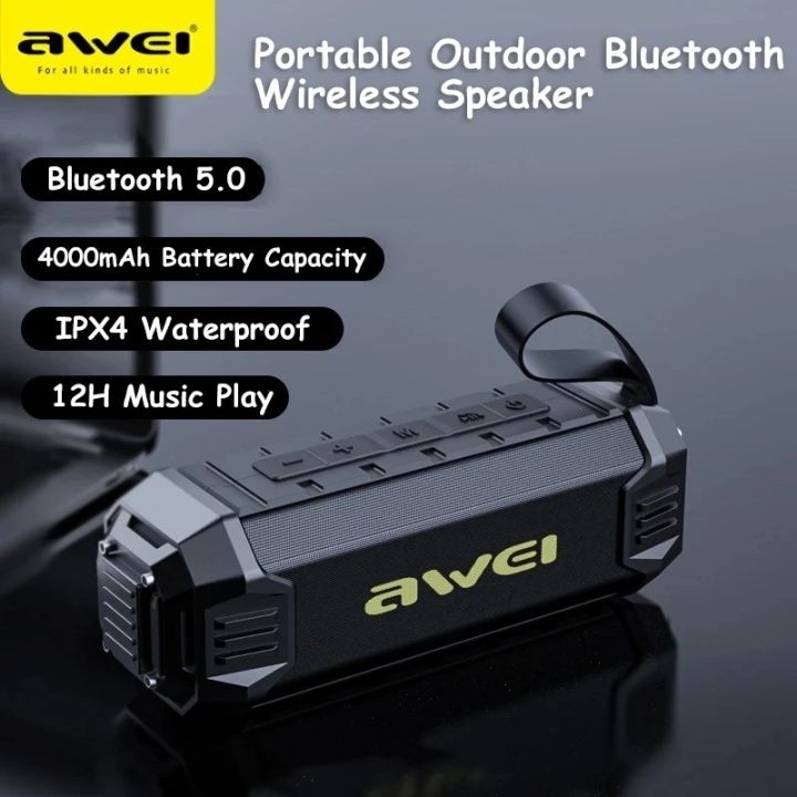 Awei%20Y280%20Portable%20Bluetooth%205.0%20Speaker%20Wireless%20Soundbox%20Outdoor%20Loud%20Subwoofer%20IPX4%20Waterproof%20Speaker%2012-Hour%20Play%20Time%20-%20Image%204