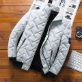 New trendy men's down jacket, autumn and winter Korean version standing neck zipper men's business casual warm down jacket. 