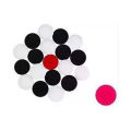 Carrom Coin with Striker (9 White & 9 Black & 1 Striker) Multicolor. 