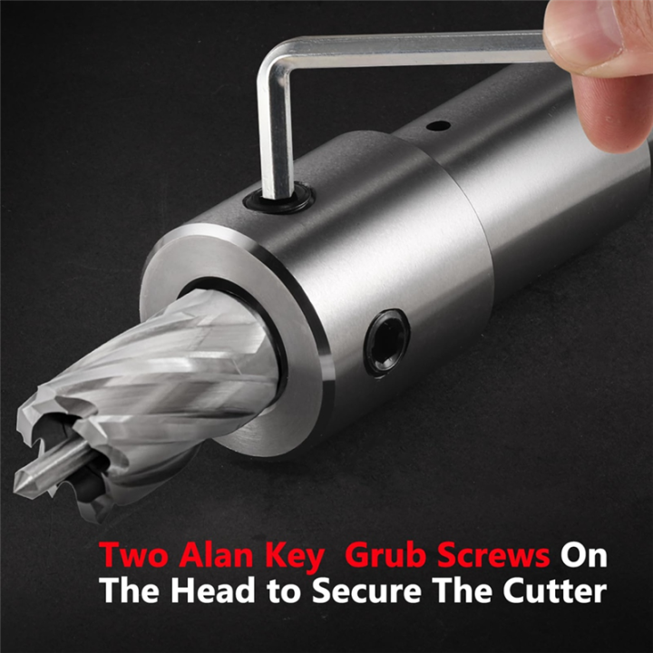 Cutter%20Arbor%20Annular%20Cutter%20Arbor%20with%20Morse%20Taper%20MT2%20for%203/4%20Inch%20Extension%20on%20Drill%20Press%20-%20Image%204