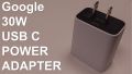 30W USB-C Power Adaptor - white. 