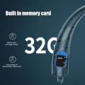 500mAh Bicycle Cycling Speaker Neck Hanging Earbuds Bluetooth-Compatible Neckband Headphones 32GB Storage Card for Outdoor.