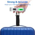 Digital Luggage Scale with Backlight, Electronic Portable Suitcase, Travel Weighing Scales Luggage Bag Hanging, -40%, 50kg, 110lb. 