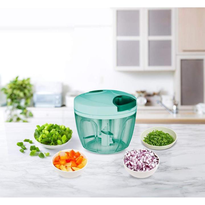 Mini Pull String Manual Food Processor Chopper / Mincer / Blender To Chop Fruits, Vegetables,Herbs ,Meat