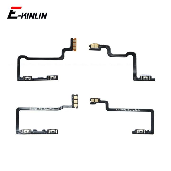 Mute Switch Power Key Ribbon Repair Parts For OPPO A94 A95 A96 A97 4G 5G Volume Button Control Flex Cable