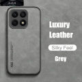 AnDyH For Honor X8a Phone Case Skin Feel Leather Soft Silicone All Inclusive Lens Cover Casing. 