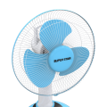 Super Star Rechargeable Table Fan Blue- 12 inch.