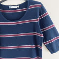 Ladies Short Sleeved Knit Long Jumper Sweater From Levin.
