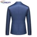 Men Lightweight Stylish Slim Fit Suit Jacket for Business Wedding Black White Stitching less Than Wedding Party. 