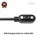 Imilab W01 Magnetic Charging Cable High Quality USB Charger Cable USB Charging Cable Dock Bracelet Charger for Xiaomi Imilab W01 Smart Watch. 