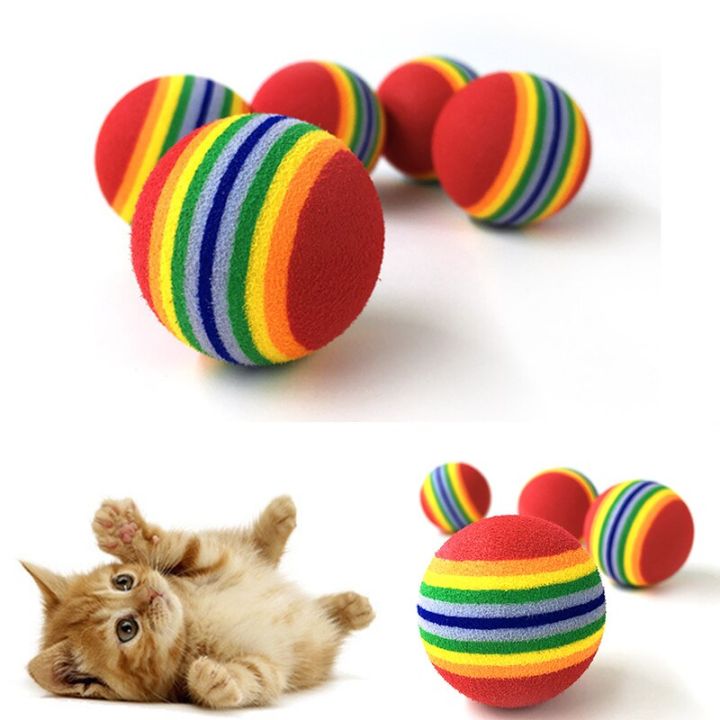 Cat Toy Rainbow ball