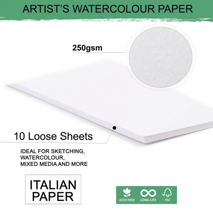 Papertree%20Artist%60s%20Water%20Colour%20Paper%20250%20Gsm%20Pack%20Of%2010%20Sheets%20Size%207.25%20x%2011%20Inch%20-%20Image%203