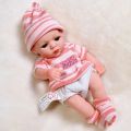 【The road to happiness Store】30cm Waterproof Sleeping Dolls Reborn Full Silicone Winter Reborn Baby Lifelike Real Babies Toys Gift Girls Dolls. 
