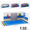 Adaptation 1:32 Car Model Parking Lot Decoration Car Model Display Scene PVC Simulation Base Children's Gift Batch. 