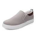 Black Grey Blue and Khaki Color Korean Canvas Sneakers Shoes for Men Slip On Casual Shoes.