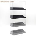 3 Steps Dustproof Acrylic Figures City Car Model Collection Display Box Building Block Storage Plexiglass Showcase Kid Toys. 