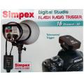 SIMPEX FC315 Studio Camera Flash Trigger Remote Control (Black). 