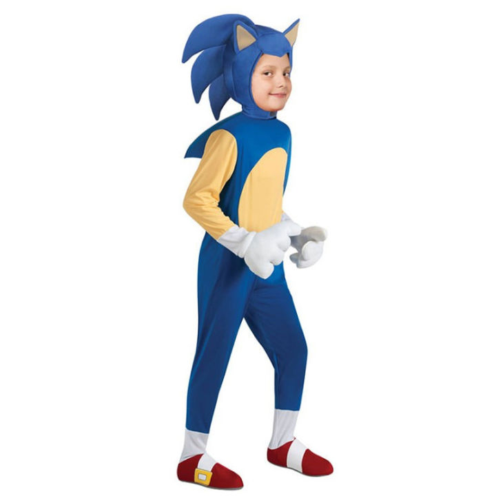 Children's%20Day%20Cartoon%20Sonic%20Boy%20Cosplay%20Game%20Dressing%20Stage%20Performance%20Costume%20-%20Image%205