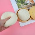 Simulation Steamed Stuffed Bun Sensory Stress Relieve Fidget Toy Soft Squishy Decompress Fidgets Anti Stress Relief Squeeze Toy. 