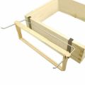 Beekeeper Stainless Steel Beekeeping Frame Holder Bee Hive Perch Side Mount Tool.