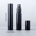 10ML Portable UV Glass Refillable Perfume Bottle With Aluminum Atomizer Spray Bottles Sample Empty Containers. 
