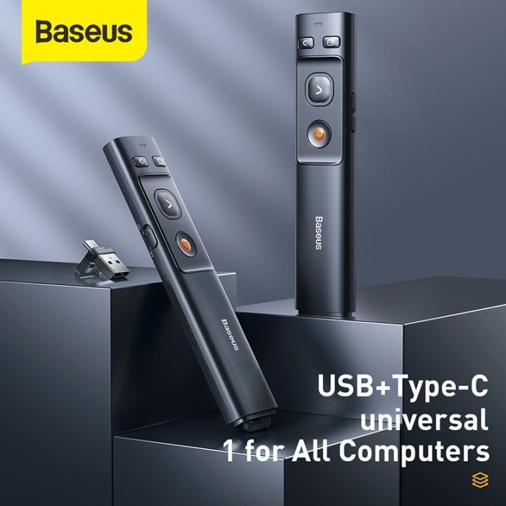 Baseus%20Wireless%20Presenter%20Laser%20Pointer%202.4GHz%20Type-C%20Remote%20Controller%20PPT%20Pen%20for%20Projector%20USB%20Bluetooth%20Pointer%20Presenter%20-%20Image%204