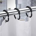 72 PCS Shower Curtain Rings Plastic Shower Curtain Hooks for Bathroom Shower Rod. 
