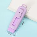 Lightweight Retractable Push Pull Eraser Macaron Color Self-locking Stationery School Supplies Pencil Erasers Drawing Painting.