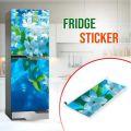 Fridge wrapping sticker (60×24 inch) sparkling lamination, long color durability.