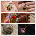 Customize Photo Pendant Necklace Stainless Steel Personalized Picture Necklaces Heart Pendants Friend Family Jewelry Gifts. 