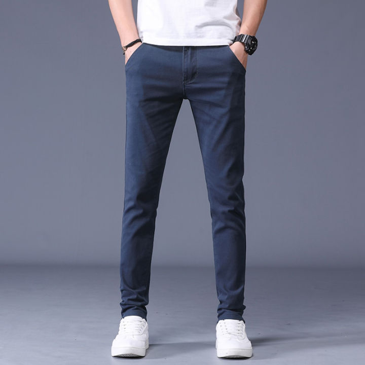 Classic%20Men's%20Khaki%20Casual%20Pants%20New%20Business%20Fashion%20Slim%20Fit%20Cotton%20Stretch%20Trousers%20Male%20Clothing%20-%20Image%202