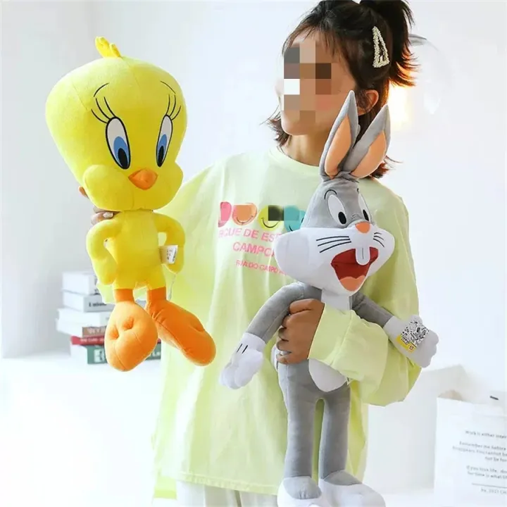Looney%20Tunes%20Bugs%20Bunny%20Plush%20Toy%20Tweety%20Bird%20Lola%20Bunny%20Anime%20Cartoon%20Movie%20Plushies%20Stuffed%20Doll%20Toys%20Gift%20-%20Image%203