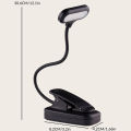 Battery LED Table Lamp Clip-on Portable Reading Light Flexible Portable Book Night Light Eye Protection Mini Study Desk Lamp.